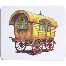 'Vintage Romany Caravan' Mouse