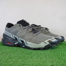 Salomon Trainers Size 10.5 Men's Grey Speedcross 6 Quiet Walking Running Shoes