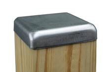 FLAT Galvanized Post Cap 4x4