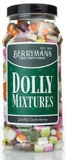 Dolly Mixture Retro Sweets Gift Jar by Berrymans Sweet Shop