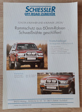 Toyota 4 Runner Schiessler Bull Bar Brochure / Leaflet c.1994