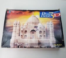 PUZZ 3D MB GAMES TAJ MAHAL 1077 PIECE 3D JIGSAW PUZZLE VINTAGE HASBRO 1997