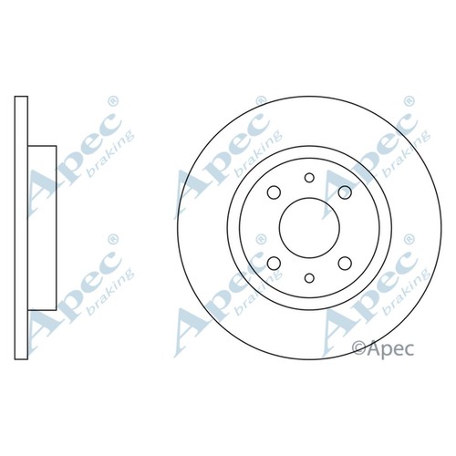 Brake discs solid - discs, fiat
