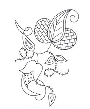 Vintage Embroidery Crewel Work