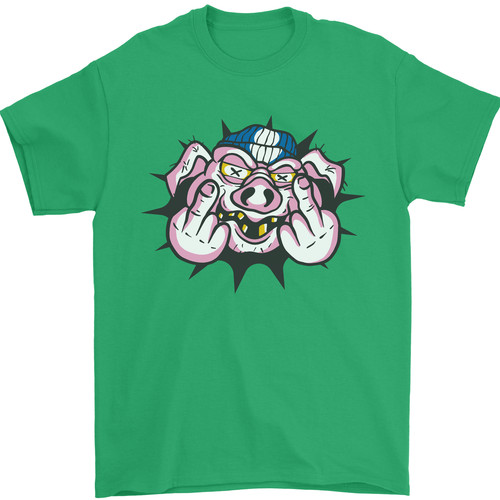 Offensive pig finger flip mens - finger,