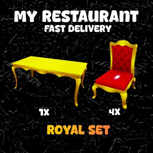 Restaurant royal set - my, |