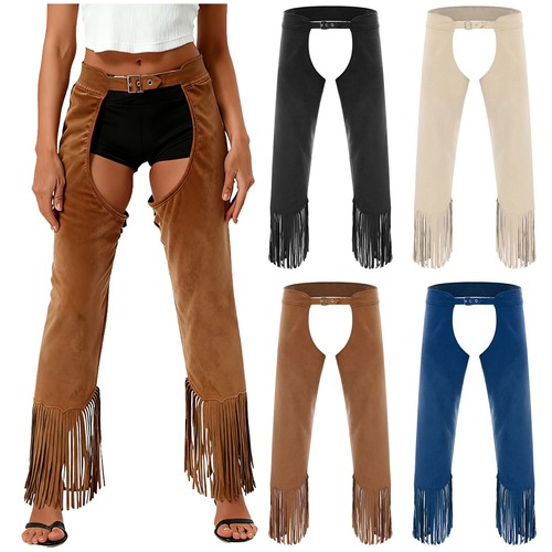 Womens cowgirl chap costume - womens,