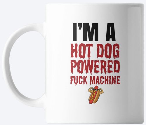 Hot dog powered machine - dog, f*ck