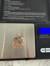9ct Gold WW1 Medal /Pendant