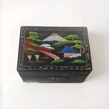 Vintage Lacquer Trinket Box