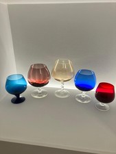 Set Of 5 Vintage Brandy