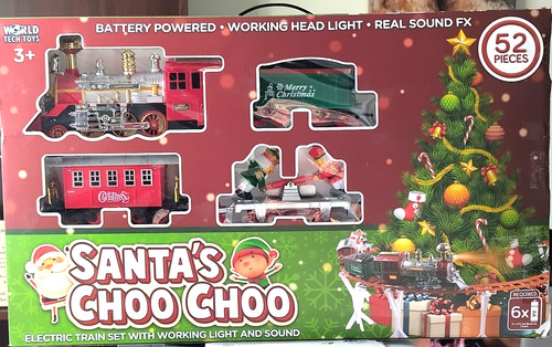 Santa choochoo 52pc holiday - santa's,