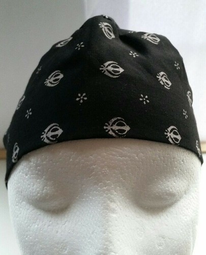 Sikh baby patka black khanda - patka,