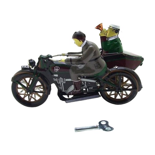 Retro men tricycle tin - retro,