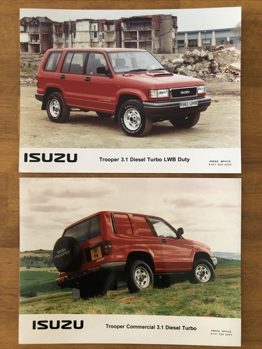 Isuzu press photos trooper - isuzu, photos: