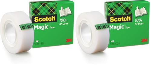 Scotch magic invisible tape - invisible, 3