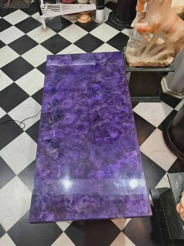 Amethyst dining table top - dining,