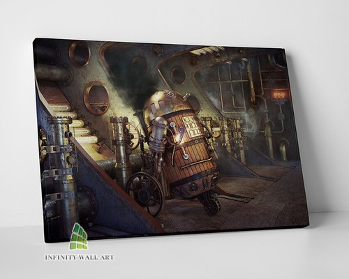 Steampunk futuristic star wars - star,
