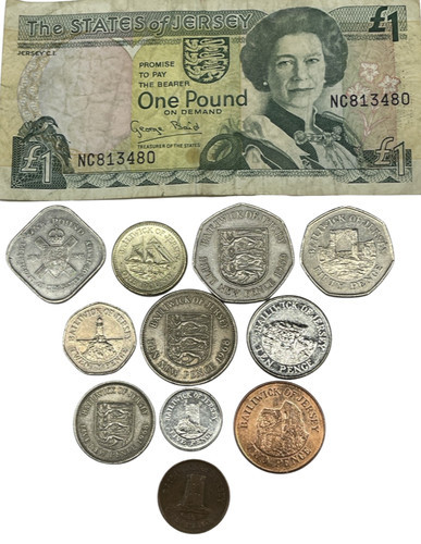 Jersey coin collection - jersey, £1