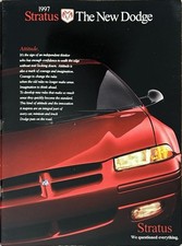 Dodge Stratus Brochure Brochure Depliant 08/1996 America