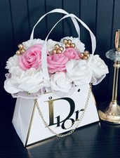 Artificial flowers set inside