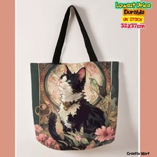 Cat Themed Reusable Tote