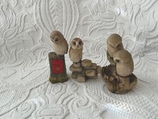 Teviotdale, 3  Owl Figurines 