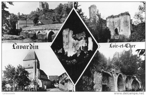 Lavardin souvenir card - lavardin,