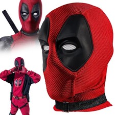 Halloween Carnival Cosplay Deadpool Costume Mask Superhero Cosplay Knitted Mask