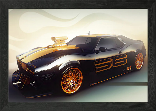 Black and gold - and,