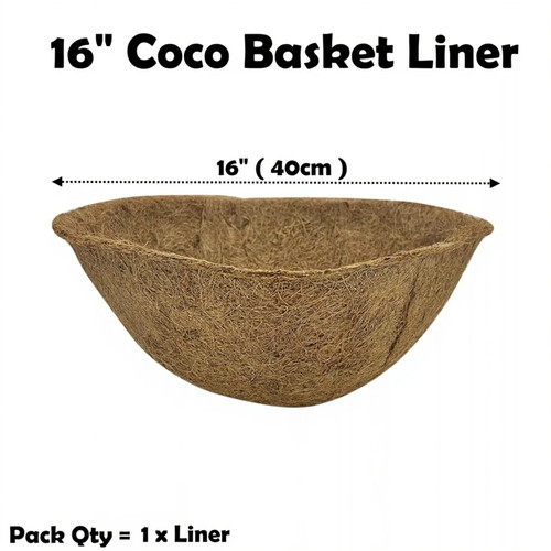 Natural coco hanging basket - coco,