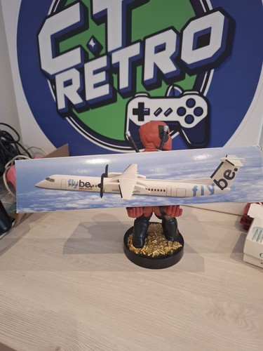 Flybe plastic model aeroplane - flybe,