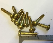 1”x  10 ROUND HEAD SLOTTED