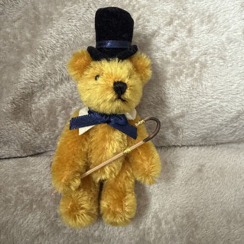 Vintage miniature mohair teddy - miniature,