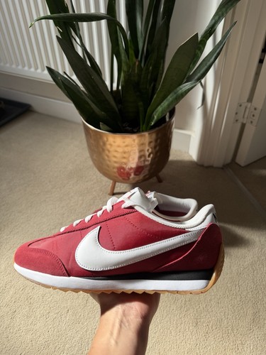Nike cortez red sneaker - red, white