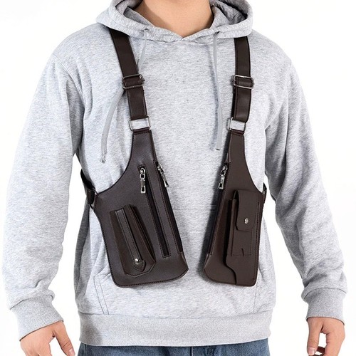 Shoulder bag premium - premium, leather