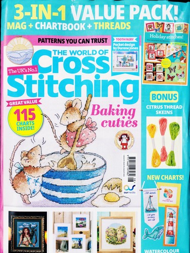World cross stitching - of,
