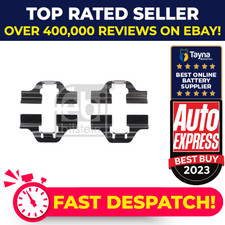 Brake Pad Fitting Kit fits VW CADDY Mk3 Rear 04 to 15 VOLKSWAGEN Febi Quality