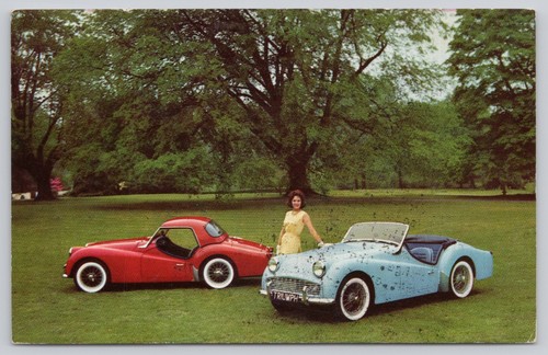 Postcard triumph tr3 - postcard,