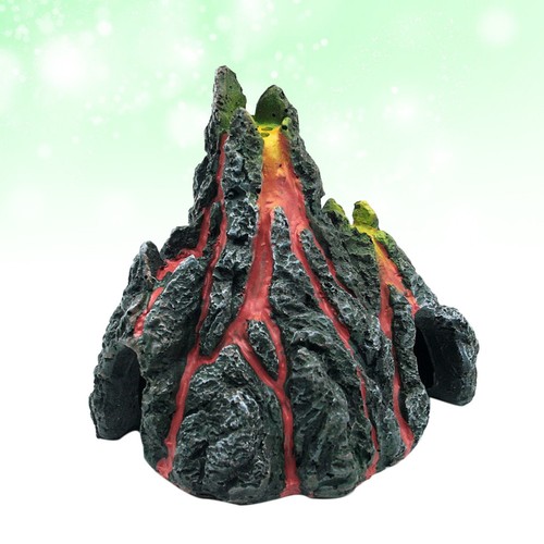 Aquarium volcano ornament easy - volcano,