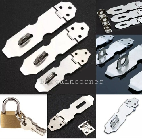 Hasp and staple lock - and, with