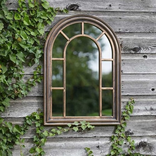Copper arched garden - copper arched, mirror