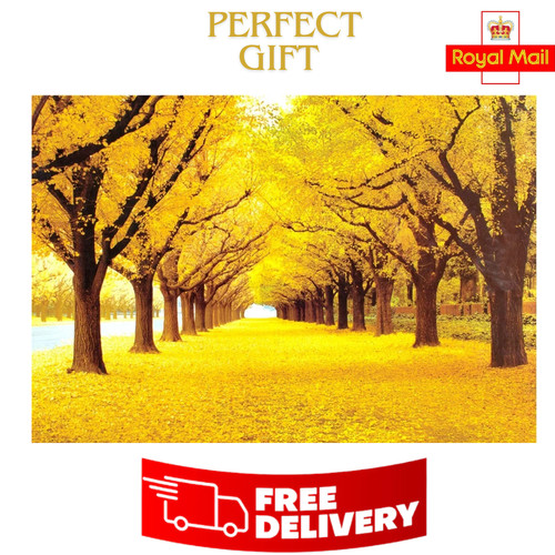 Jigsaw 1000 piece gold autumn - 1000,