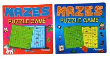 2 x MAZE PUZZLE Activity Fun