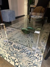 Porta Romana Glass And Acrylic Coffee Table