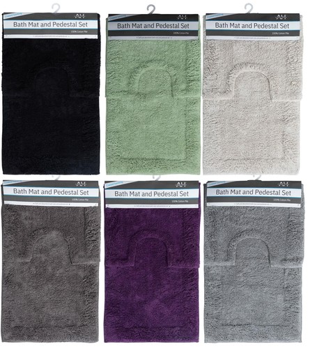 Piece bath mat and - 2,