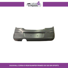 VAUXHALL CORSA 2006 - 2014 REAR BUMPER PRIMED SXI GSI SRI SPORT 3 DOOR 13242159