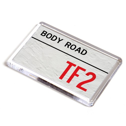 Fridge magnet body road - -,