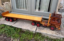 Large Vintage Wooden Scania