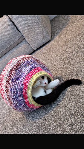 Handmade crochet knitted - crochet, cat